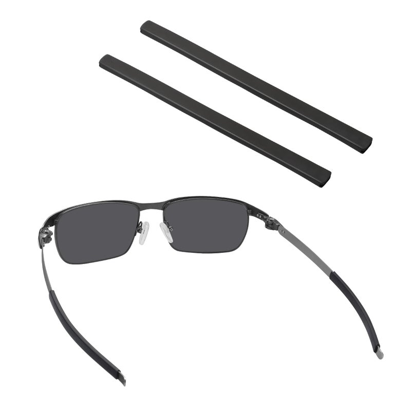 BlazerBuck Replacement Ear Socks for Oakley Tincup OX3184 / Tincup 0.5 OX5099 Eyeglass - Black